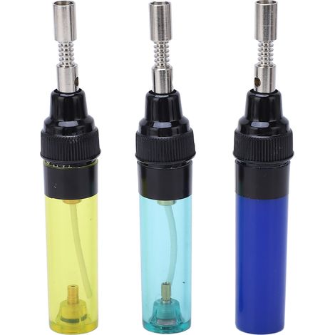 Fer à souder à gaz 3 pièces, pistolet à souder au butane, chauffe rapide, esthétique et pratique.