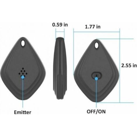 Tragbarer Ultraschall-Mückenschutz – Fortschrittliche 6-Band-Technologie – USB-Aufladung – Schutz bis zu 60 m² (1/4)