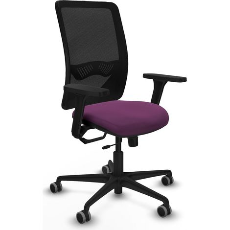 Sedia ergonomica piqueras y crespo Zulema nero supporto lombare (1/2)