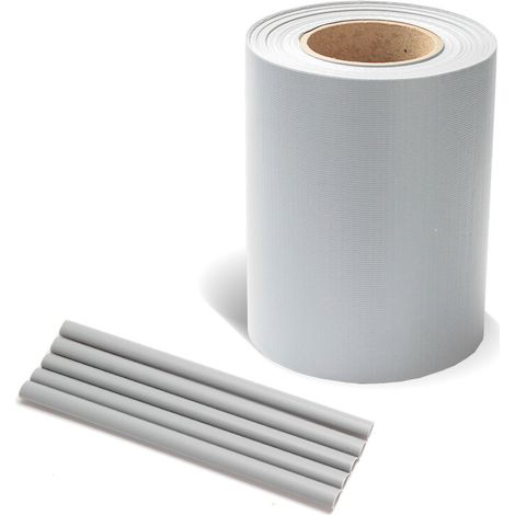 SWANEW Schermo per la privacy del giardino resistente alle intemperie Recinto del giardino PVC grigio 70mx19cm (1/5)
