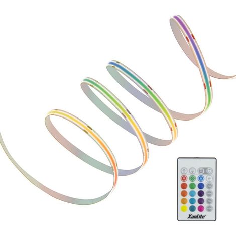 Ruban LED COB 3m RVB - Extensible 6m - éclairage continu multi-mode (1/5)