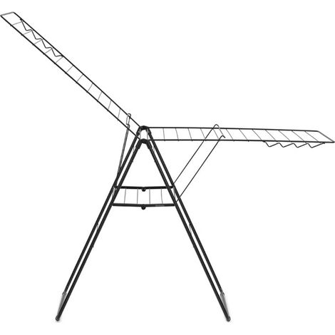 BRABANTIA Sechoir Hangon en acier noir L.25M (1/5)