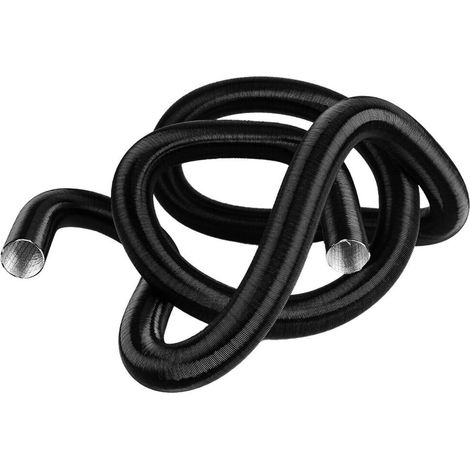 Tuyau d'échappement flexible en aluminium - Diamètre : 42 mm - Longueur : 500 cm - Pour voiture, diesel, chauffage, camion, camionnette, tuyau d'échappement, chauffage diesel (1/5)