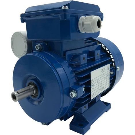 Moteur monophasé B3, 0.55 KW, 1500 TR/MIN, HA 71, 230V, Alu - Carcasse réduite (1/4)