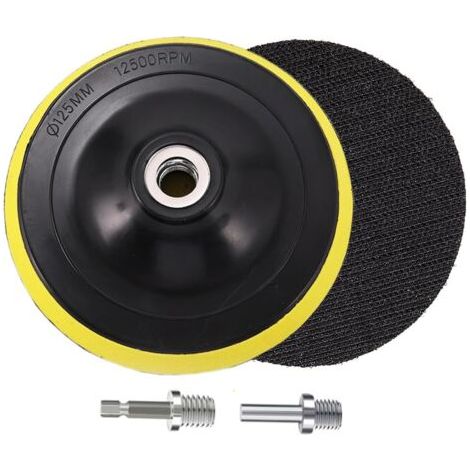 2 discos abrasivos para herramientas rotativas de rectificado y pulido – 125 mm, M10
