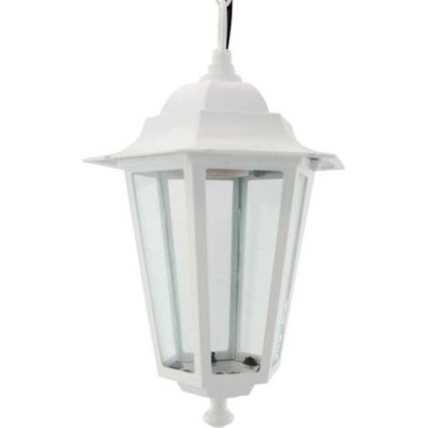 Lanterna da Giardino Alluminio Sospensione E27 60W Bianco GSC 000700075