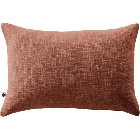 Coussin déhoussable "Sixtine" 40 x 60 cm L'effet Papillon - Sixtine Terracotta - (1/2)