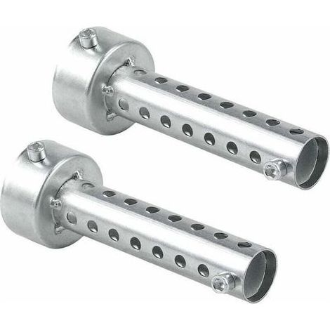 Insert chicane DB killer silencieux pour échappement moto – 2 pièces – Compatible 34-60mm – Installation facile – Réduction bruit efficace (1/4)