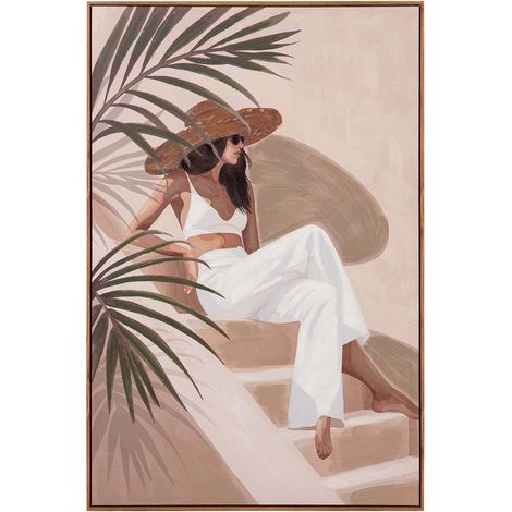 Peinture Femme 80% Peinte à la Main 80X4X120 Cm (1/2)