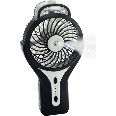 Mini ventilateur brumisateur USB portable avec brumisateur de refroidissement personnel avec batterie rechargeable pour la maison, le bureau et les voyages, noir Lefou (1/5)