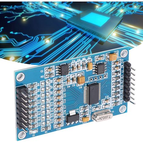 Module ADC AD 24 bits 8 canaux ADS1256, carte d'acquisition de données ADC haute précision. (1/5)