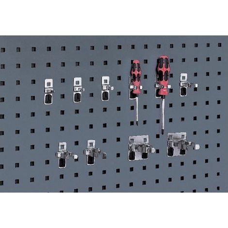 Pinza para herramienta simple con placa base estrecha 6mm (por 5) (1/2)