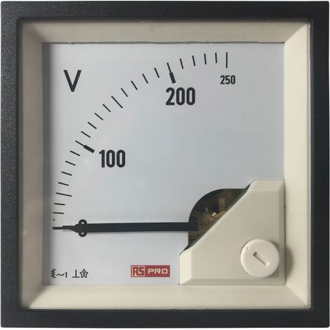 Voltmètre analogique RS PRO, V c.a., 1 % ( Prix pour 1 ) (1/3)