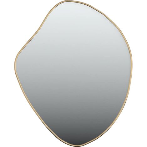 Miroir mural Doré 60x50 cm