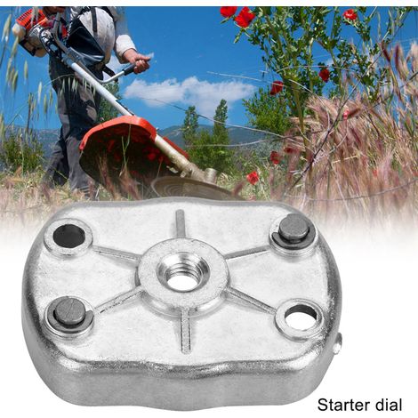 Lanceur à tirette avec molette et cliquet pour moteur de débroussailleuse 33cc/36cc/43cc/49cc (1/5)