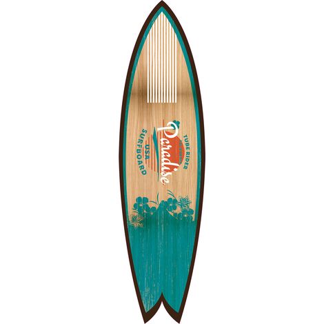 Planche de surf décorative tube rider (1/4)
