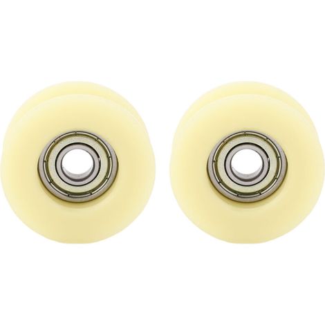 Paire de rouleaux de chaîne haute résistance, tendeur de poulie de 9mm, Guide de roue pour vélo motorisé 49cc 66cc 80cc. (1/5)