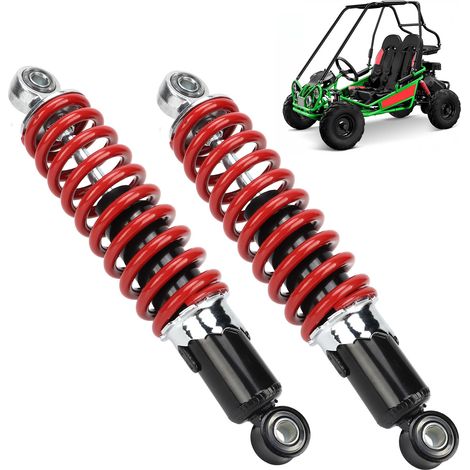 Ein Paar Stoßdämpfer mit einem Mittenabstand von 250 mm und einer in 5 Stufen einstellbaren Dämpfung eignet sich für Offroad-Motorräder und Quads von 50 bis 125 cm³. (1/5)