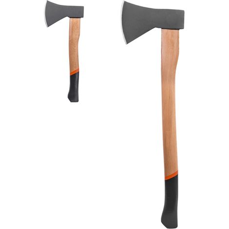 Set mit 2 Achsen : Axt, Kopf 1,5 Kg + Beil, Kopf 0,8 Kg