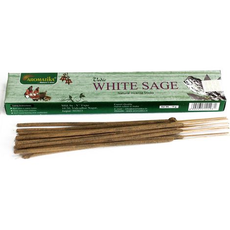 Bâtons d'encens védiques - Sauge Blanche- Vendu par 1 (1/3)