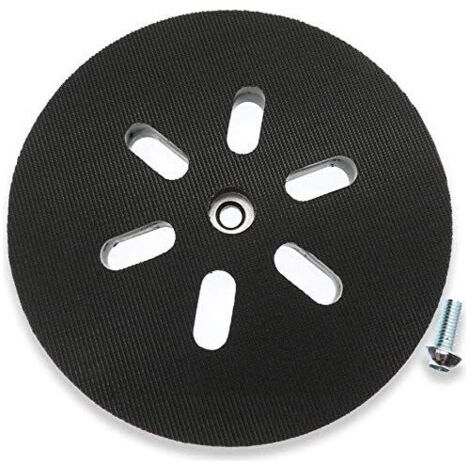 Plateau de ponçage de 150 mm - Pour ponceuse excentrique Bosch GEX 150 AC, PEX 15 AE, GEX 150 Turbo - 150 mm avec vis Poweka (1/5)