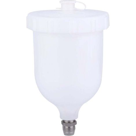 Pot de peinture de 600 ml pour pistolet à peinture, godet en plastique pour pistolet à peinture Evilbiss T EKNA Pro Pri FLG