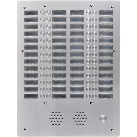 Plaque a.v alu 6mm 4r 52bp URMET 7774/52 (1/2)