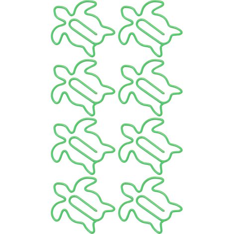 100Pcs Agrafes Tortues de Mer Électrodorées - Antidérapantes pour Bureau, École ou Décoration Maison (1/5)
