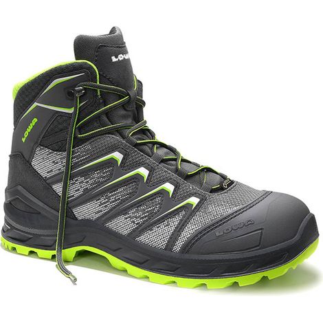 ELTEN Sicherheitsstiefel Larrox Work GTX grey Mid Größe 45 grau / grün - 5464-45 (1/5)
