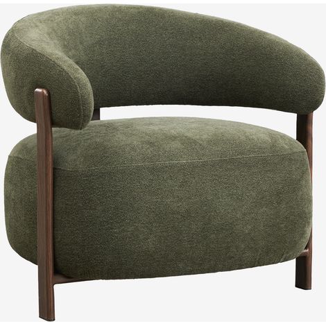 Poltrona in tessuto chenille e ferro Jolie SKLUM