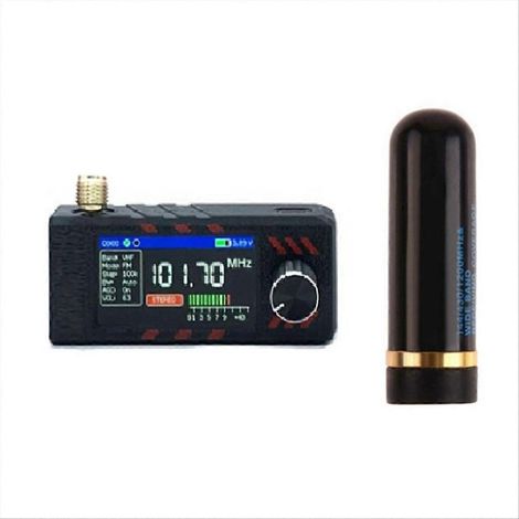 SI4732 0.5khz-181mhz Portable 1.9inch IPS Écran Pocket Radio avec Antenne All Band Récepteur Radio HF SW MW VHF Radio (1/5)