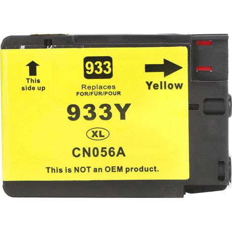Cartouche d'encre jaune pour imprimante HP 933 6600 6700 7110 7510 7512 7612 - Fournitures d'encre pour bureau et école