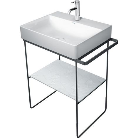 Insert en verre Duravit DURASQUARE pour console métallique 003101/102 flan gr