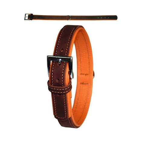 Collier en cuir - X Tour de cou 50-58 cm