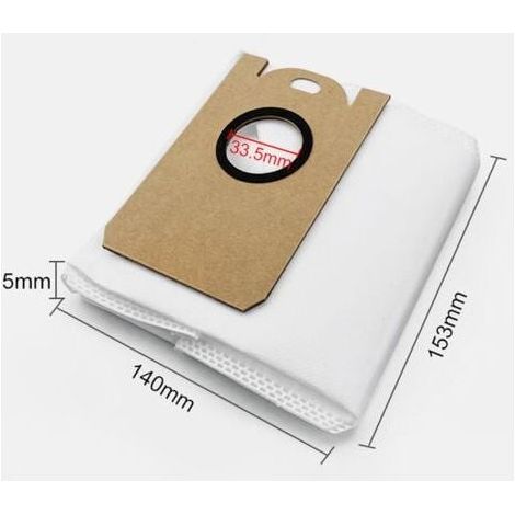 Pack de 6 sacs à poussière Sweeper pour Honiture Q5, Q6, Q6 PRO, Laresar L6 Pro, Imou L11 Pro, Airrobo T10+, Neabot N2 (1/3)