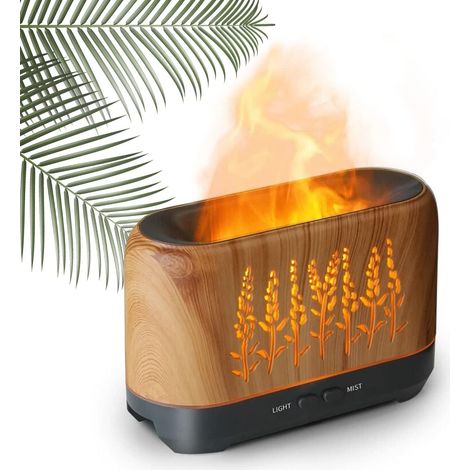 Diffuseur d'huiles essentielles avec lampe à flamme, 200 ml (1/5)