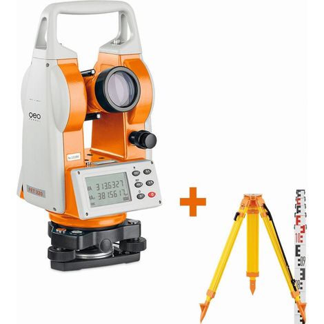 Packung Theodolit FET 220 + Stativ FS 24 + Visier TN 14 GEO FENNEL - 313000-S01