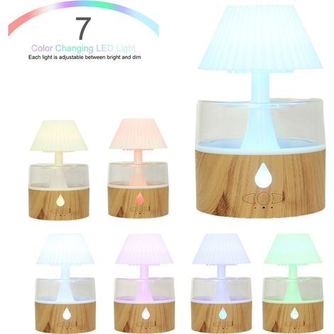 Humidificateur - Lampe Led - Projection Ciel - Humidification Ultrasonique - Aromathérapie - 260 Ml - 8 W - Pour Bureau - 1 Piece (1/5)
