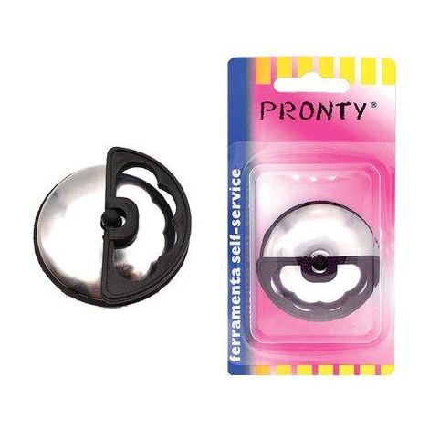 TAPPO PILETTA + MANIGLIA PRONTY - PVC/INOX MM 52- 12 pezzi