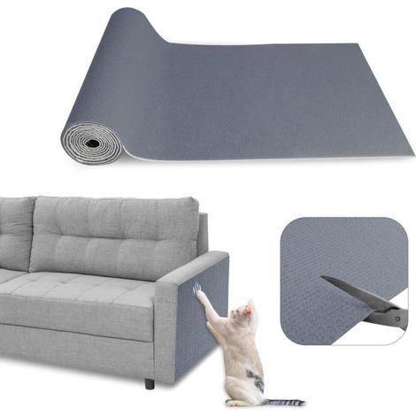 30 × 100 cm Selbstklebendes Katzenkratzbrett, Wandschutz für Kratzbretter, Sofakratzbrett, Katzenkratzmatte, Eckkratzbrett zum Selbermachen (1/5)