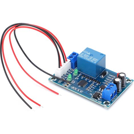 Interrupteur automatique de niveau d'eau XH-M203, module régulateur de pompe à liquide, contrôleur de niveau flotteur 12V, capteur de niveau d'eau, circuit de commande de pompe (1/5)