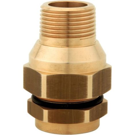 Raccord Flexiclic entrée DN25, sortie 1" male joint plat (1/3)