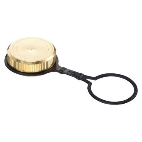 OVENTROP Bouchon de fermeture avec rondelle d'étanchéité pour robinets à tournant sphérique Optiflex, DN 10, G 5/8 IG, sans boucle de fixation, 1010999