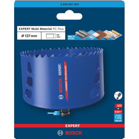 Bosch EXPERT Lochsäge Multi Material Power Change Plus, 127 x 60 mm
