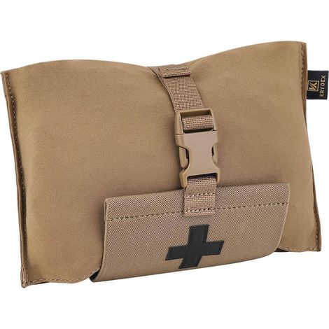Sacoche tactique de premiers secours compatible MOLLE et ceinture, Coyote Brown