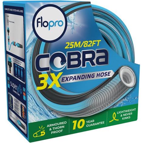Flopro Cobra Expanding Hose Set 25m