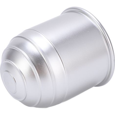 Kugelkopfabdeckung, universelle Schutzhülle für Anhängerkupplungen, Autozubehör mit RGB-Taste (Silber CP-0235) (1/5)