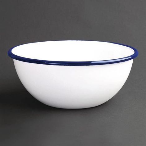 Bols en acier émaillé 155mm (lot de 6) - Ref GM514 - Olympia (1/5)