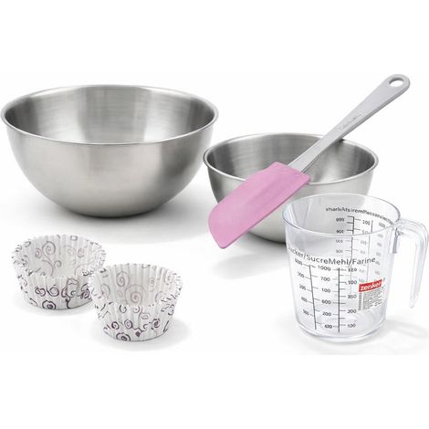 Set de 54 ustensiles de pâtisserie spatule verre mesureur moule à gâteaux et bol Zenker Smart Pastry (1/5)