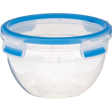 Emsa Clip & Close Contenitore Salvafreschezza, Rotondo, 1,1 L (1/4)